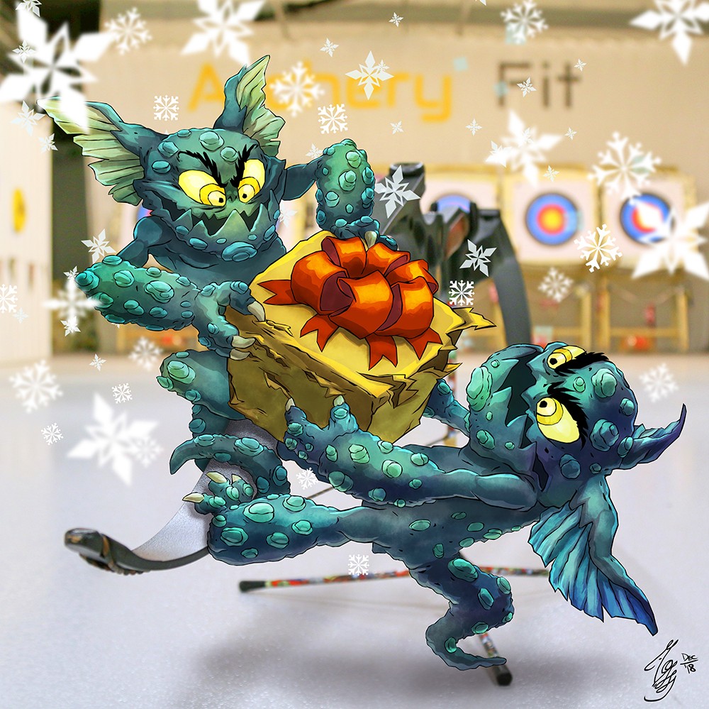 Christmas archery :)