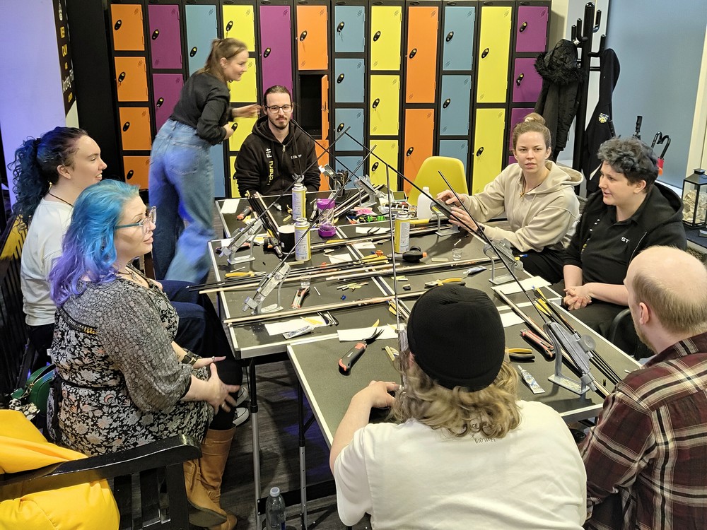 Arrow making workshop in May 2026