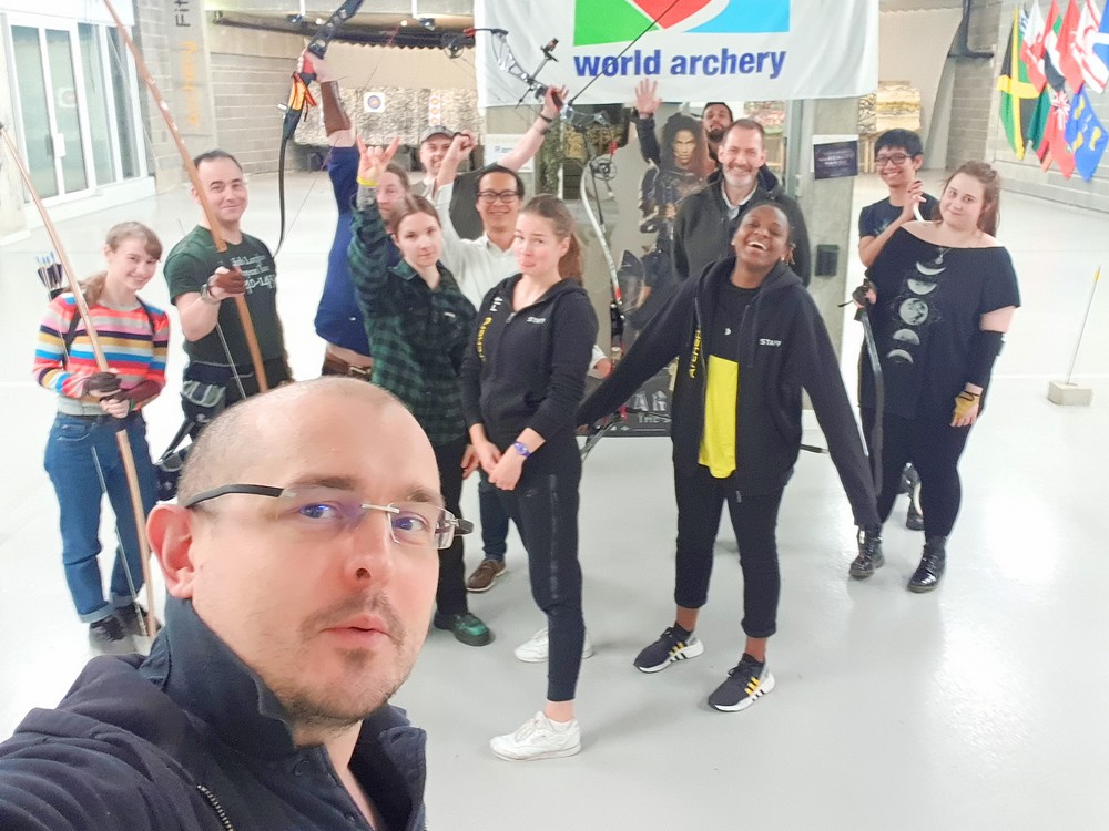 Last pic with Archery Fit guests before coronavirus lock down!